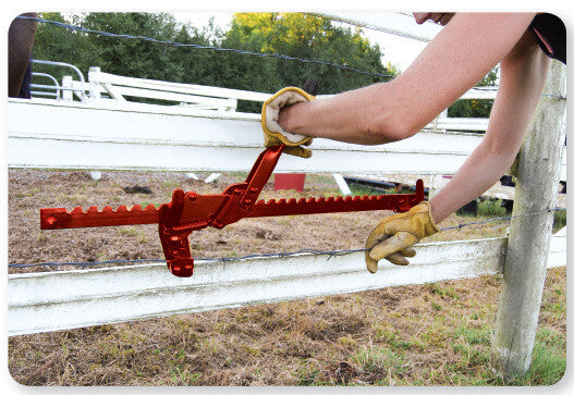 Heavy Duty Fence Stretcher Tool Wire Tensioner Barbed Smooth Wire Fence Fixer AU