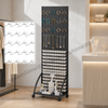 Mobile Pegboard Display Stand with 20 Hooks Jewelry Retail Pegboard Racks AU