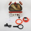 Twin-Pen Sandblaster With Led and Glass Window For Surface Treatment of Material