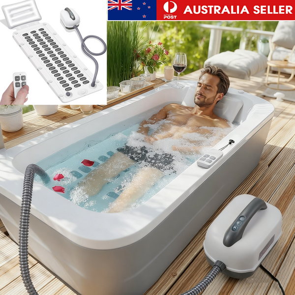 Portable Spa Bubble Bath Massager Waterproof  Spa Mat For Relaxation Xmas Gifts
