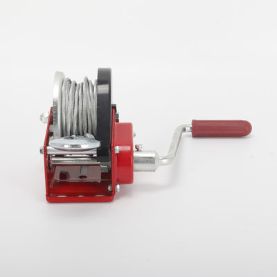 Automatic Brake Hand Winch 1500LB Boat Trailer Winch with 10M Steel Wire AU