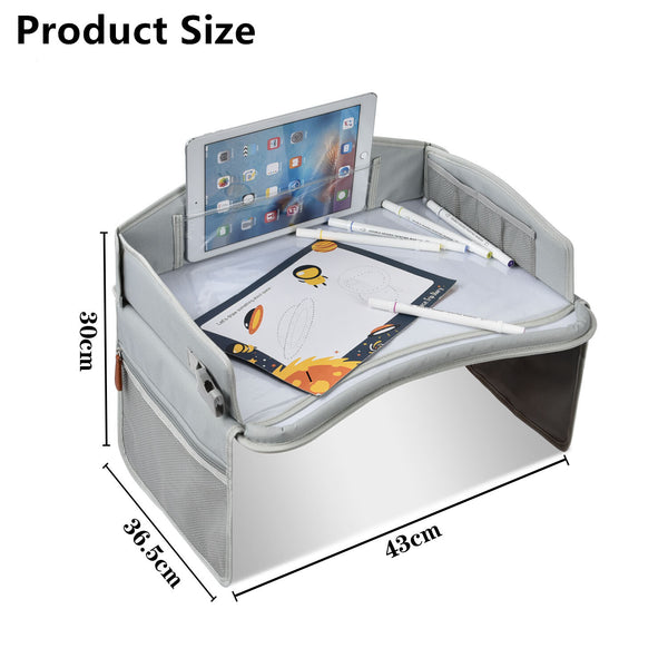Kids Travel Tray Carseat Table Tray for Kids Road Trip Kids Drawing Board Table
