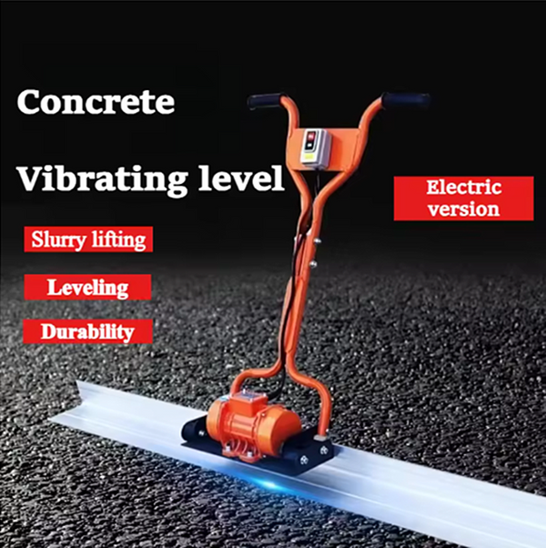 220V Concrete Vibratory Screed Road Leveling Machine Cement Floor Leveling Ruler