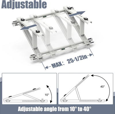 Air Conditioner Support Bracket Roof Mounting Heavy Duty Support up to 300 Lbs