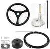 14FT Boat Steering Kit 3/4" Standard Tapered Shaft for Yachts Fishing Boats