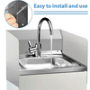 Kitchen Sink Splash Guard Kit for Kitchen Bathroom Waterproof Wall Mounted Guard