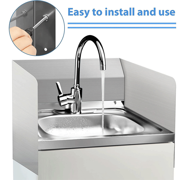 Kitchen Sink Splash Guard Kit for Kitchen Bathroom Waterproof Wall Mounted Guard