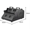 3 IN 1 Smoke Fog Bubble Machine LED Stage DJ Light Fogger DMX512 Remote Control