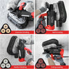 4"x3 Concrete Floor Grinder 3-Head 6 Speed Hand-held Smoothing Sander Polisher