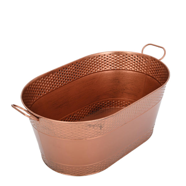 2pcs Beverage Tub Wine Champagne Bucket Cooler Drinks Cooler Vintage Copper AU