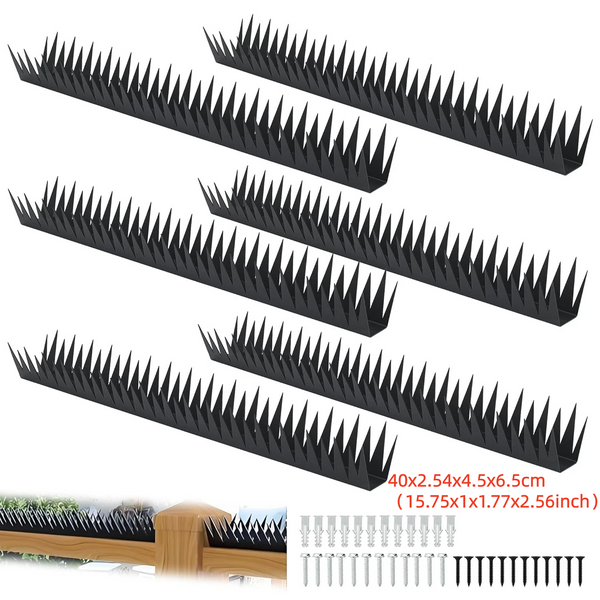 6x Metel Bird Spikes Deterrent Anti Cat Human Spiked Fence Mouse Pest Control AU