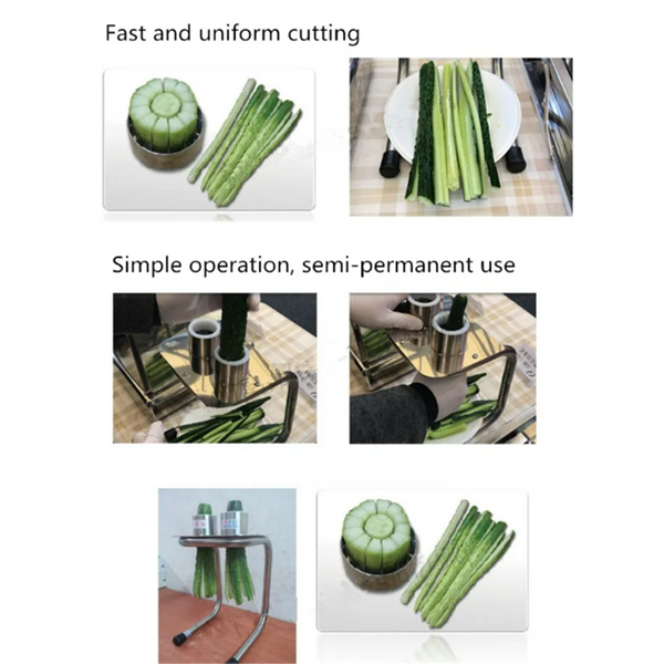 Manual Cucumber Cutter Carrot Stick Maker Commercial Vegetable Slicer for Sushi