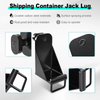 2x Heavy-Duty Shipping Container Jack Lug Leveler with U-Shaped Handle Shippin