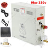 9KW Steam Generator Machine Auto Drain Sauna Bath Shower Heating for Space 9m³