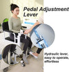 Lift Transfer Chair Patient Wheelchair+Assist Rise Lifter Hydraulic Lift Chair