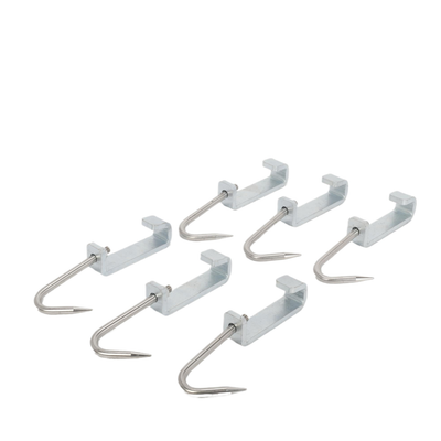 Meat Hooks 6 PCS Butcher Hooks Stainless Steel Kill Hanging Carcasses Meat Hook