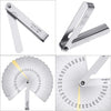 17 Pcs Guitar Luthier Tool Radius Gauge String Action Ruler Guitar Bass Setup