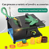 1950W Gem Jewelry Rock Cutting Bench Lathe Table Saw Punching Polisher Machine