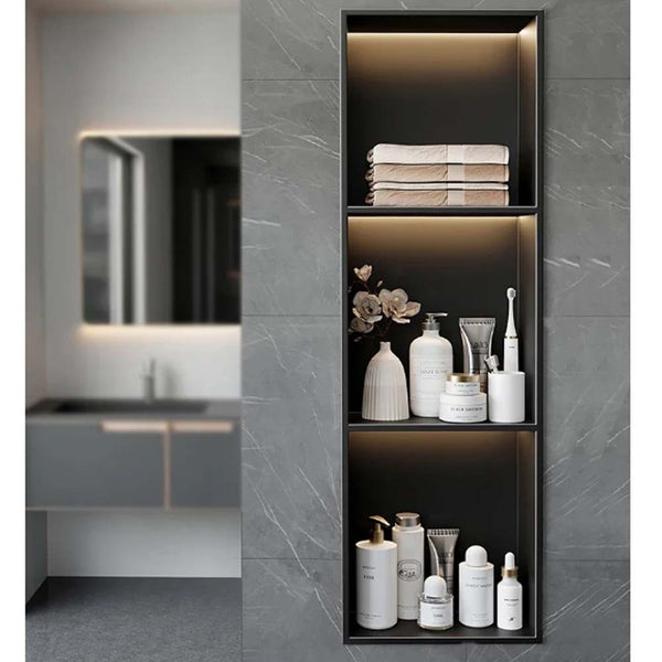 Shower Niche Bathroom 304 Stainless Steel Recessed Storage Shelf Wall Organizer