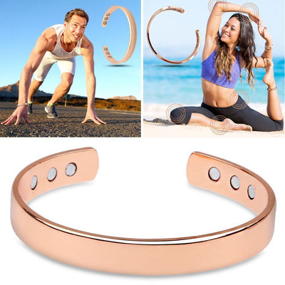 Copper Bracelet Magnetic Healing Bio Therapy Arthritis Pain Relief Bangle