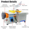 750W Gem Polishing Grinding Machine 5in1 Jewelry Lapidary Saw for Cutting Rocks