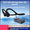 Bone Conduction Hearing Aids for Deafness Bluetooth Wireless Hearing Amplifier