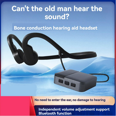 Bone Conduction Hearing Aids for Deafness Bluetooth Wireless Hearing Amplifier