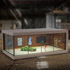 1/64 Car Garage Model LED Lighting Model Car Showroom Scene Display Case