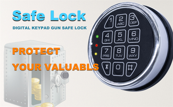 Electronic Safe Lock Gun Safe Lock Replacement Digital Keypad Lock For Safe Box