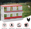 4/6 Hole Chicken Nesting Boxes Wall Mounted Metal Chicken Coop Laying Boxes AU