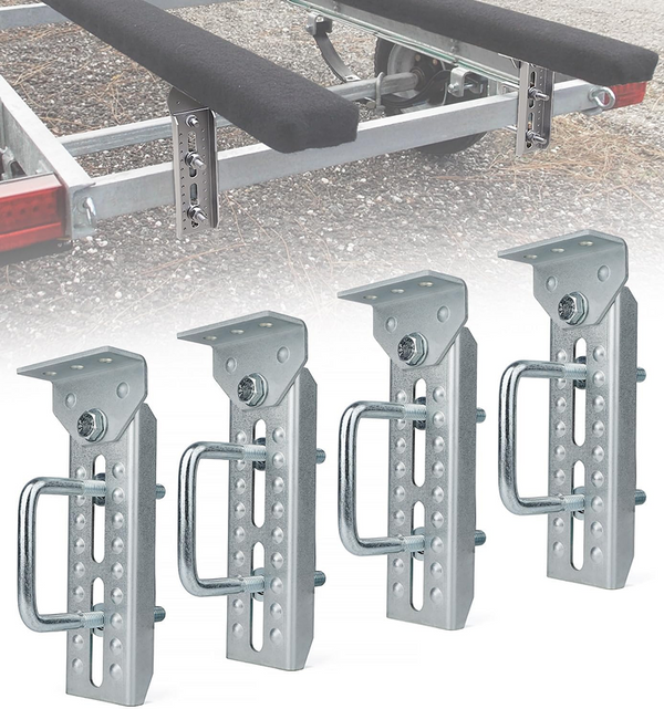 8" Boat Trailer Bunk Brackets Galvanized Swivel Top Boat Trailer Crossmembers AU
