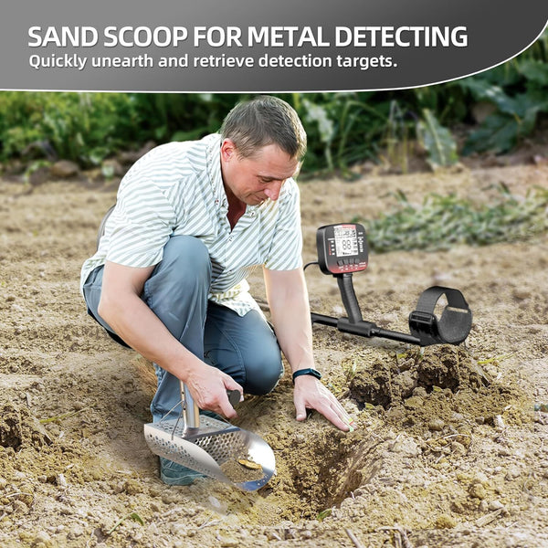 Sand Scoop for Metal Detecting Heavy Duty Metal Detector Beach Finds Scoop