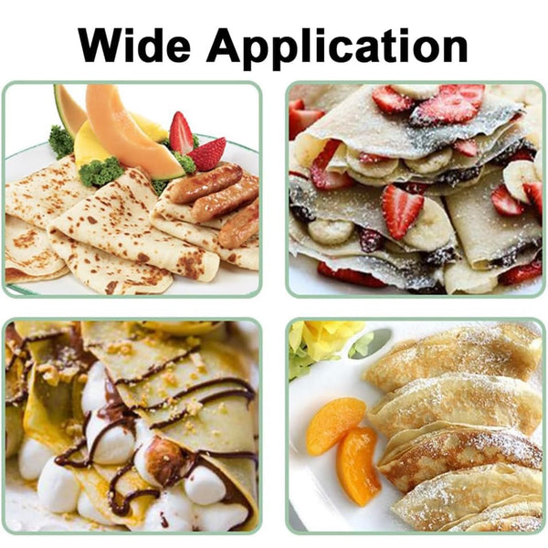 40cm Manual Pancake Maker Spreading Tool Fit for Electric Crepe Maker Home Use