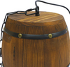 Wood Wine Barrel Pendant Lamp Kitchen Bar Hanging Ceiling Lamp Light Fixtures
