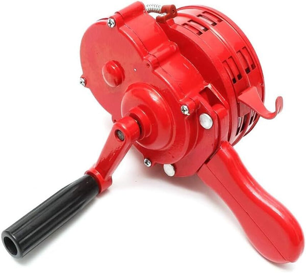 Emergency Hand Crank Siren Horn 110DB Manual Operated Warning Metal Alarm Safe