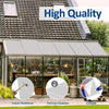 Polycarbonate Greenhouse Panels Water & Impact Resistance Roofing For Garden
