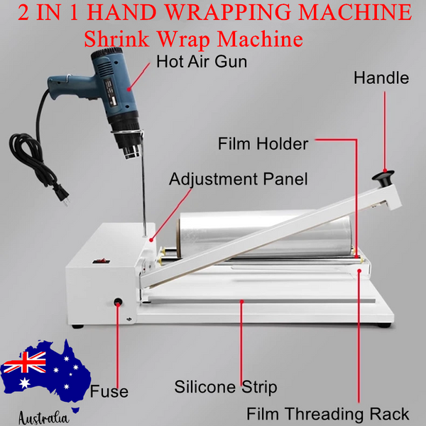 45cm Sealing Machine Shrink Wrap Heat Sealing Cutting for PVC POF Film Packing