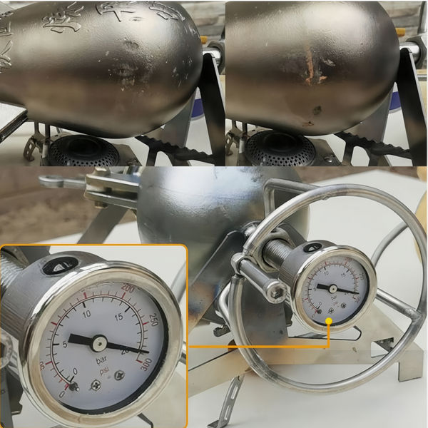 720ml Hand Popcorn Machine High Pressure Chinese Popcorn Popper for Movie/Family