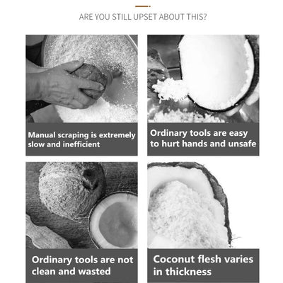 Coconut Meat Scraper Machine Stainless Steel Electric Coconut Processing Machine