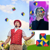 20X Juggling Balls Kids Toy Set Ball Bag for Magic Circus Juggling Balls