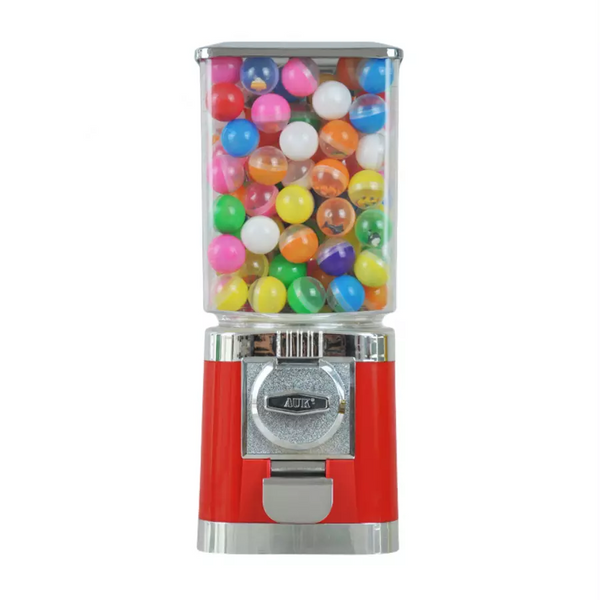 $2 Operated Gumball Vending Machine Toys Balls Egg Twisting Dispenser w/Lock