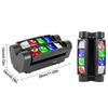 8LED Disco Stage Light DJ Light LED Spider Laser RGBW Moving Head Beam DMX Party
