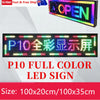 100x35cm WIFI Smart Programmable LED Sign Scrolling Display Board P10 Full Color