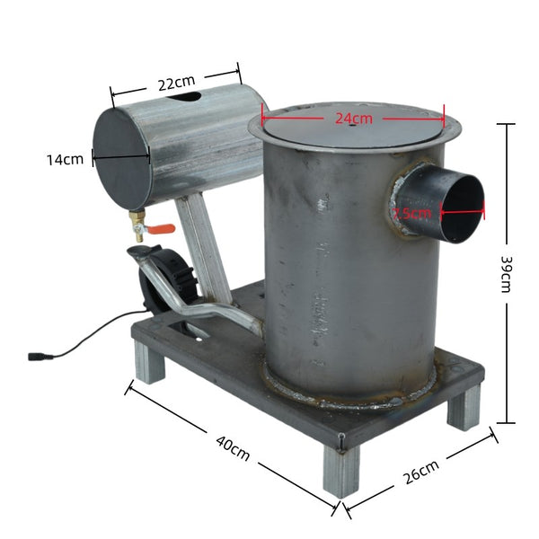 Waste Oil Burner Heater Strong Fire Outdoor Cooking Stove Waste Drain Oil Burner