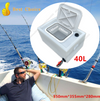 40 Litre Live Bait Tank with Hatch Livewell for Marine Boats Fishing Tank AU