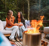 Smokeless Fire Pit With Removable Ash Pan Stainless Steel Portable Bonfire