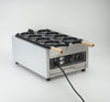 Professional Electric Round Waffle Iron w/ Nonstick Coating & Manual Thermostat