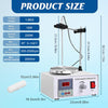 2L Magnetic Stirrer Hot Plate with Digital Temperature Display & Speed Adjusting