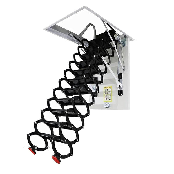 Electirc Attic Ladder Aluminum Folding 80*110 cm 9.4Ft With Remote Loft Stairs
