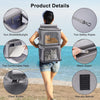 Double Compartment Pet Carrier Backpack for Small Cats and Dogs Cat Travel Bag
